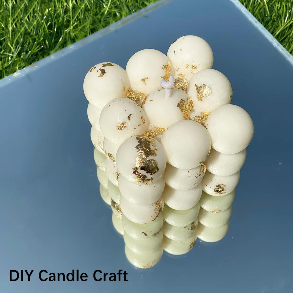 100PCS Gold Silver Copper Foil Leaf Flakes – DIY Resin, Candle & Art Decor