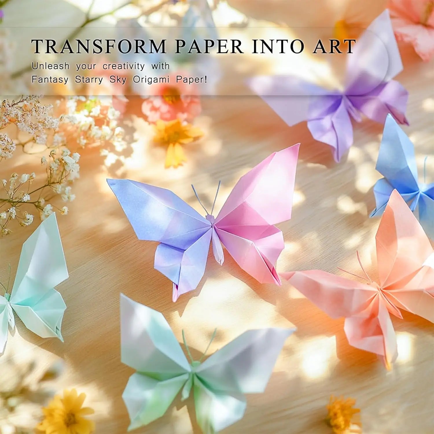 Double-Sided Origami Paper Kit – 50–200 Sheets