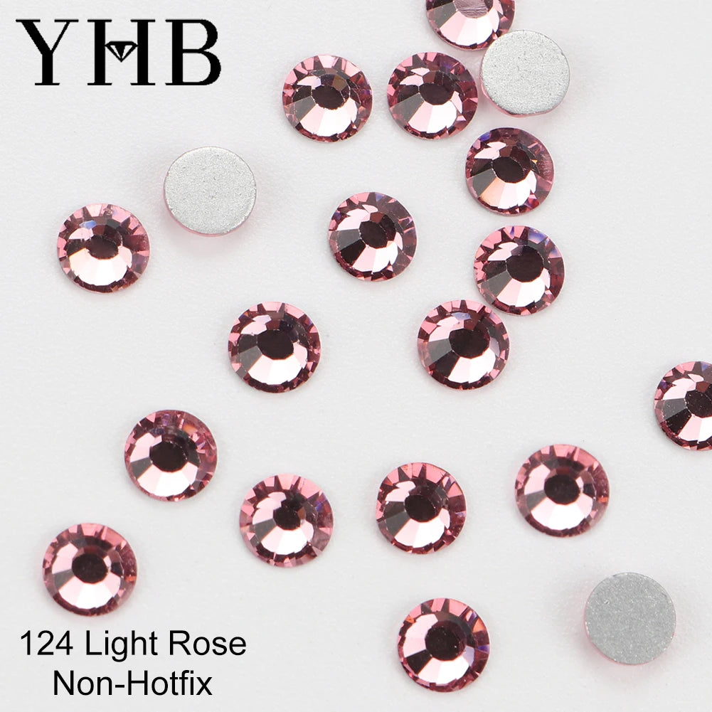 YHB Cold-Fix Crystal Rhinestones – 101–133 PCS for DIY Crafts