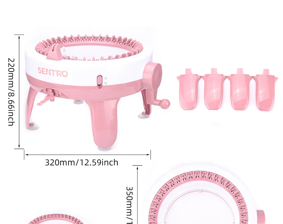 Sentro 40-Needle Knitting Machine – DIY Hand Knitting Kit