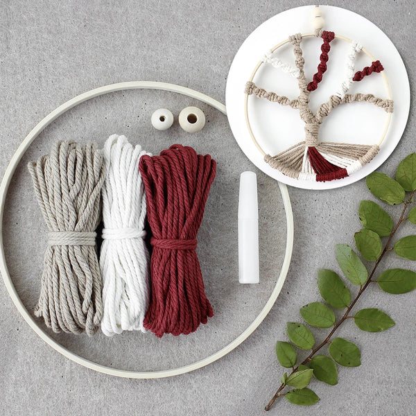Bohemian Life Tree Wall Hanging DIY Weaving Kit