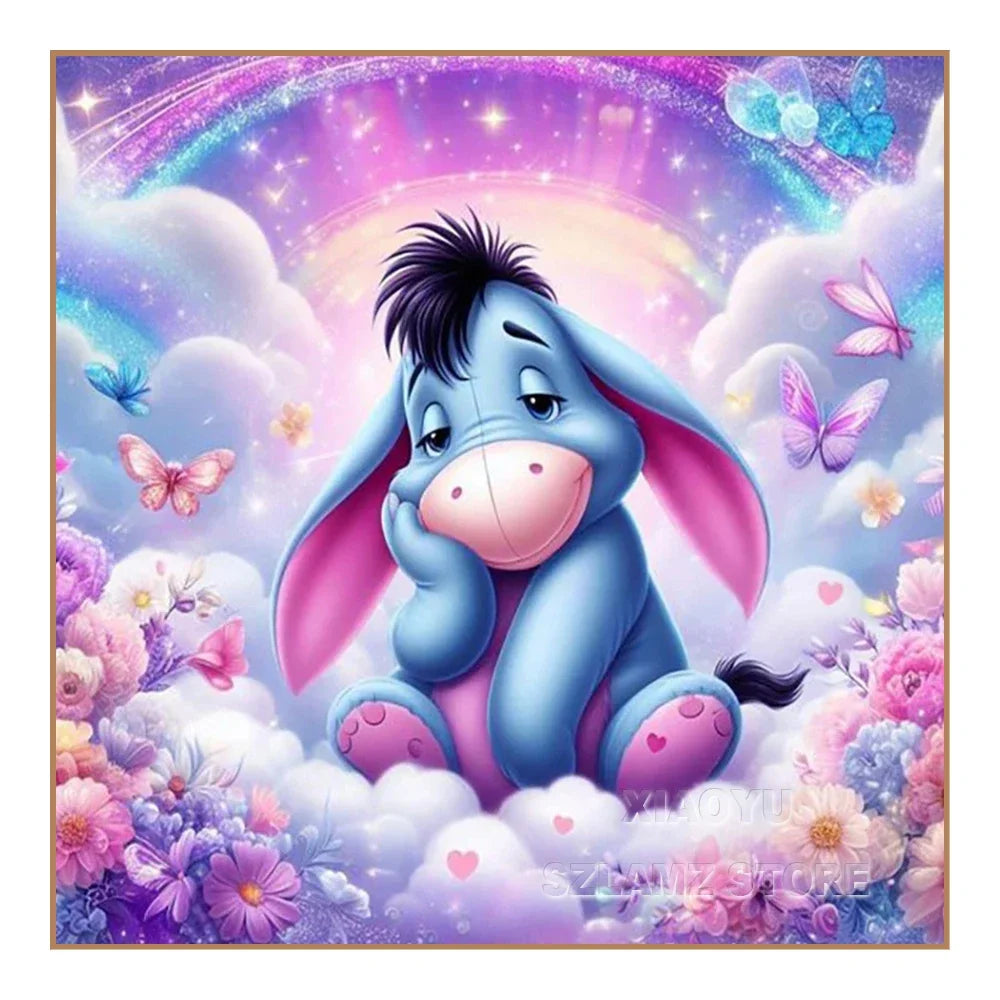 Cartoon Stitch Diamond Painting Kit – Full Round/Square Rhinestone Embroidery Art