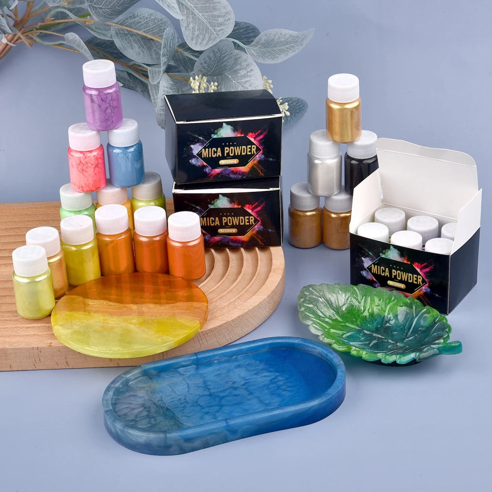 6 Color Pearl Powder Pigment Set for Epoxy Resin DIY Crafts