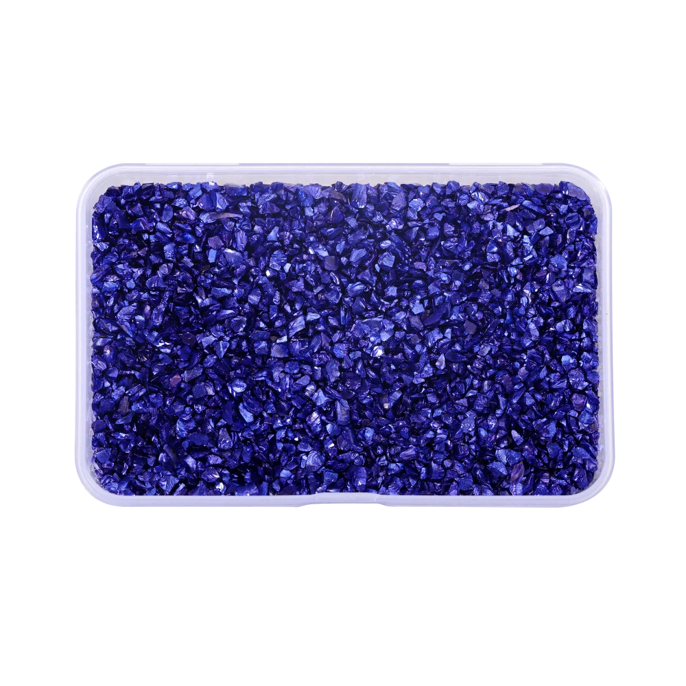 30g Crushed Glass Stones – Irregular Resin Fillers for DIY Epoxy Crafts & Nail Art