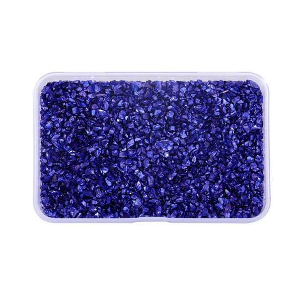 30g Crushed Glass Stones – Irregular Resin Fillers for DIY Epoxy Crafts & Nail Art
