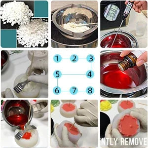 ❄️ Snowflake Candle Silicone Mold – DIY Christmas Soap, Wax Melt, Aroma Stone & Handmade Holiday Decor Gift