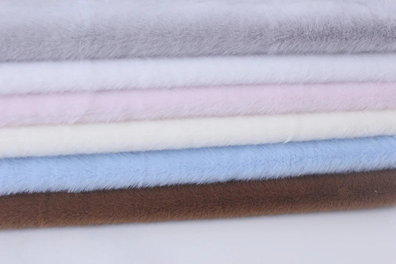 5mm Soft Plush Fabric – Thick Faux Fur for DIY Crafts & Sewing