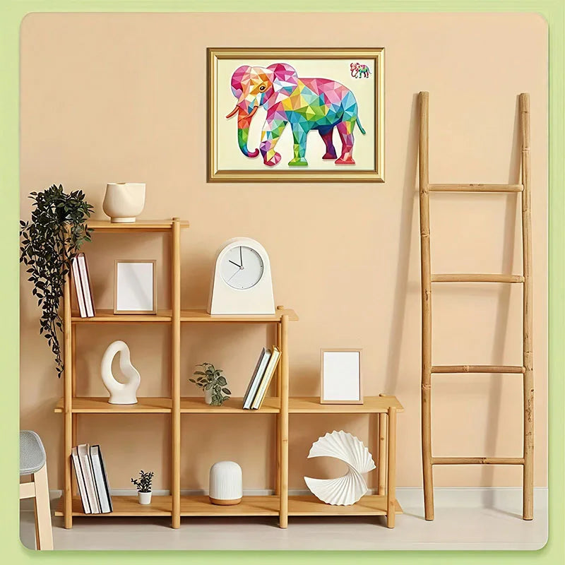 3D Animal Jigsaw Puzzle Stickers – DIY Creative Collage Art Set