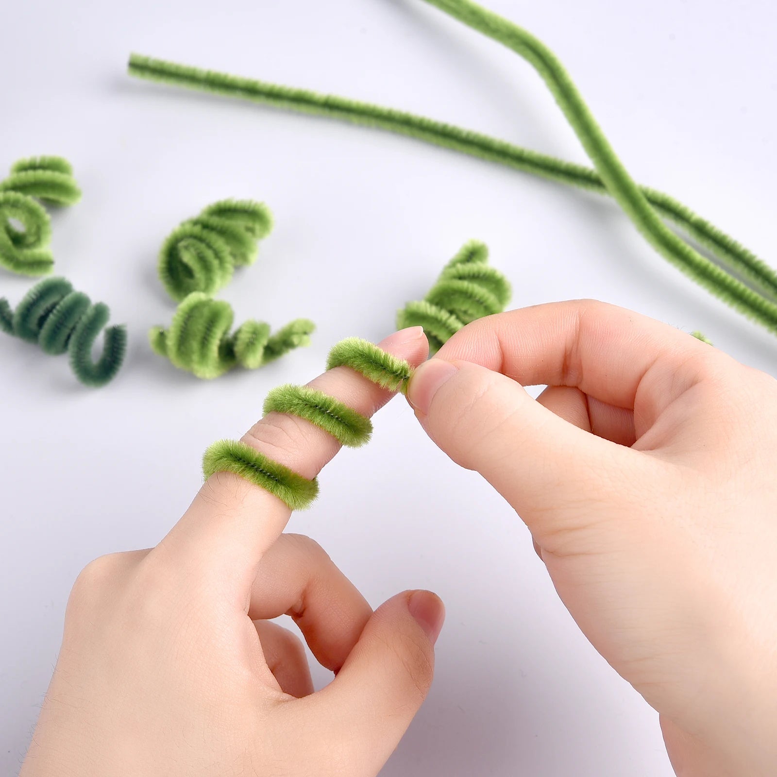 100pcs Chenille Stems – DIY Craft Pipe Cleaners for Kids