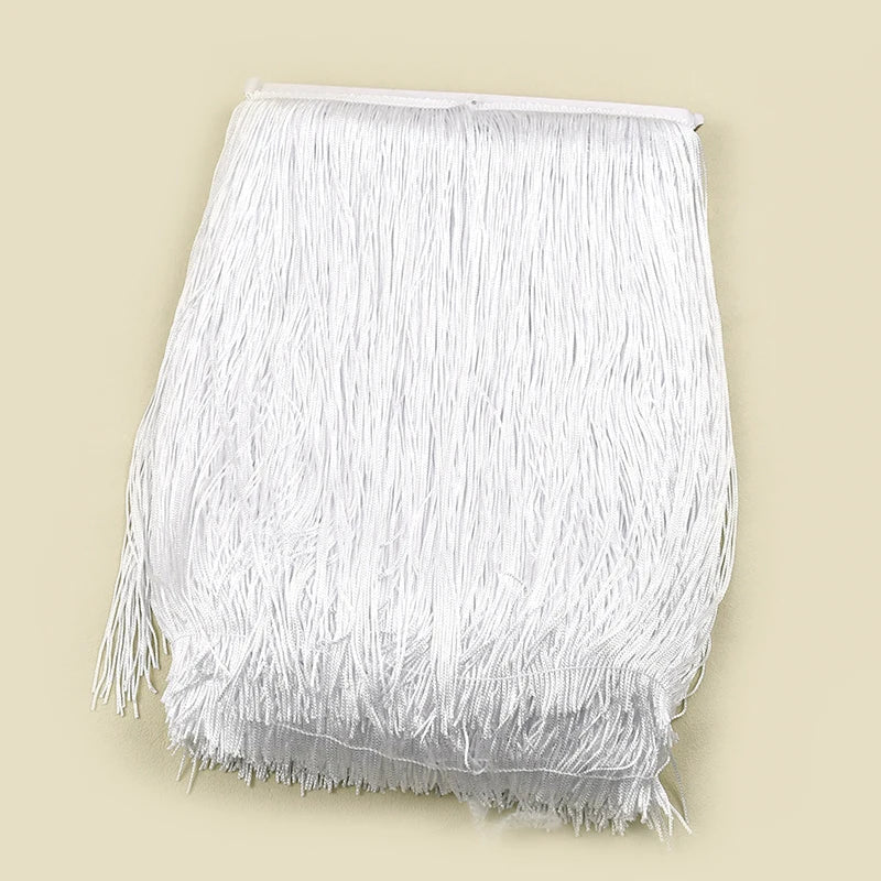 Tassel Fringe Trim – 30cm Decorative Lace Ribbon for Sewing & DIY Crafts (5/10M)