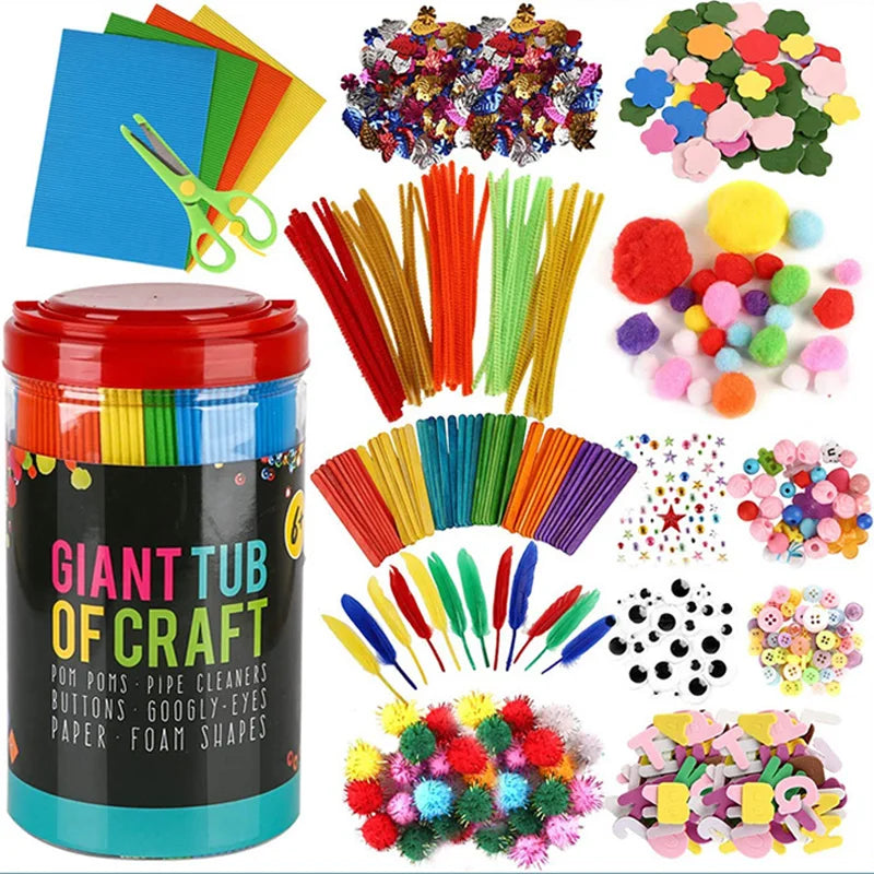 Rainbow Craft Toy Set – DIY Creative Handmade Kids Craft Kit