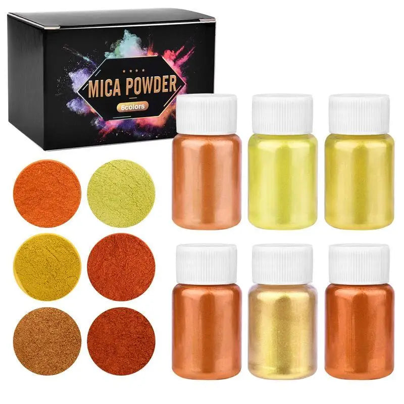 Pearlescent Mica Pigments – Resin Dye Powder Set
