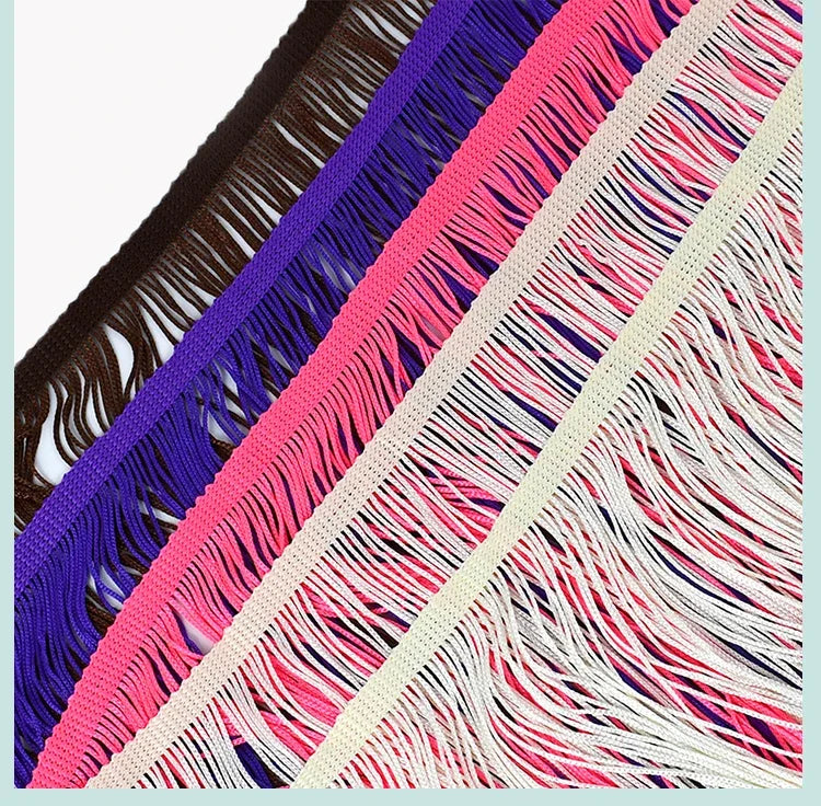 Tassel Fringe Trim – 30cm Decorative Lace Ribbon for Sewing & DIY Crafts (5/10M)