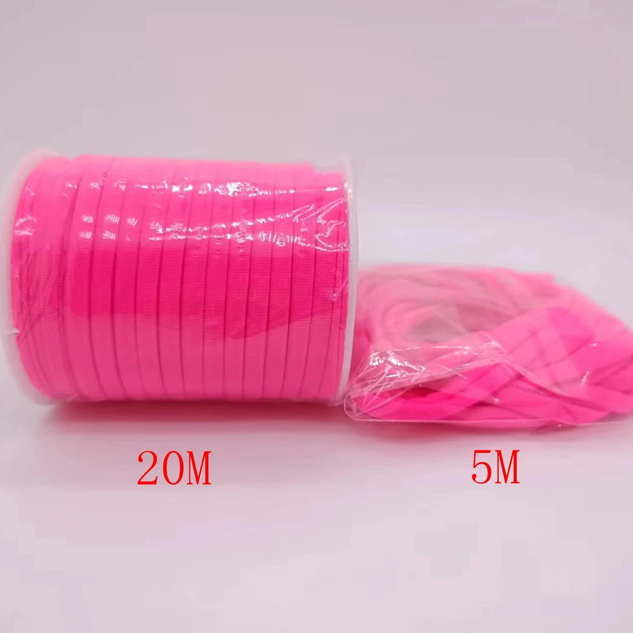 5mm Elastane Cord – Plain Color Hollow Stitched Elastic Band (46 Colors)