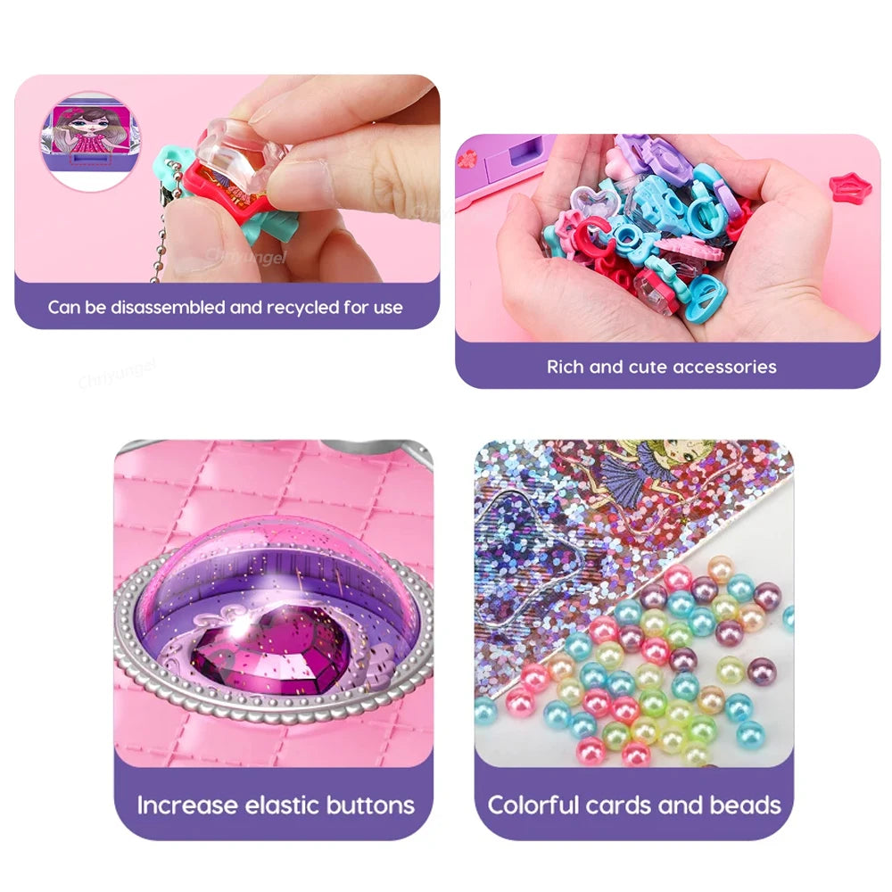 Magic 3D DIY Jewelry Making Kit – Rings & Keychain Craft Set