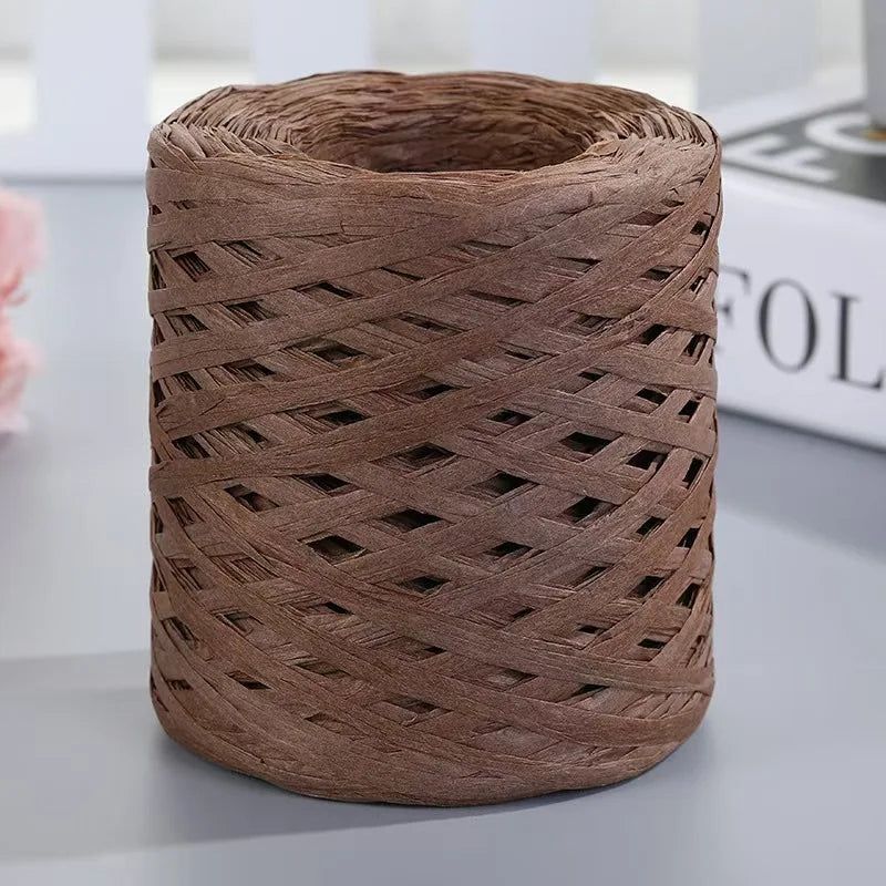 Natural Raffia Straw Yarn