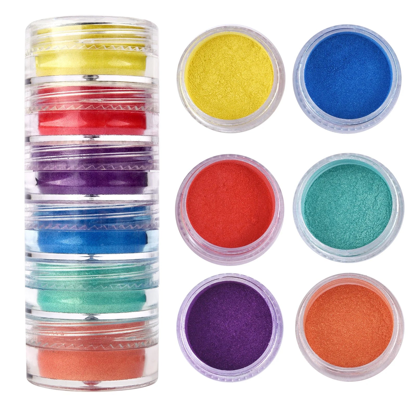 6 Color Pearl Powder Pigment Set for Epoxy Resin DIY Crafts