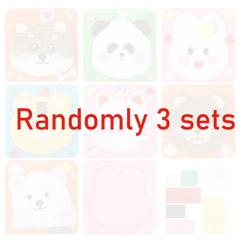 Beginner Kids Sewing Kit – DIY Embroidery & Felt Animal Dolls