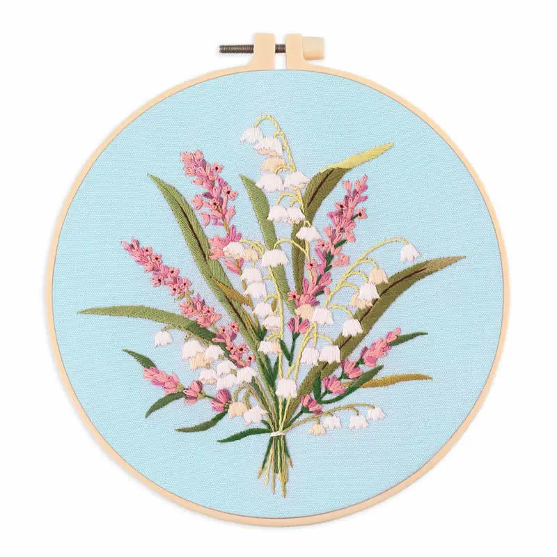 Embroidery Kit for Beginners – Fabric Cross Stitch Kit for Adults DIY