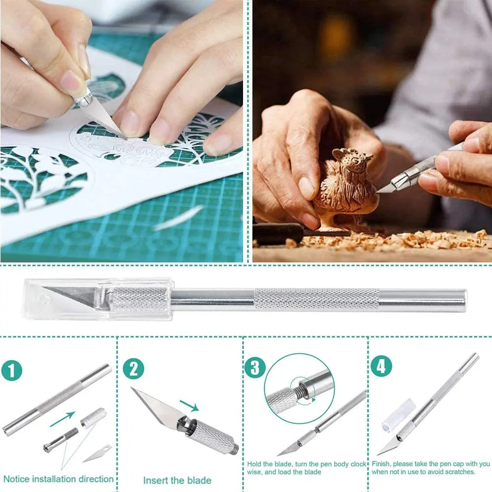 Craft Vinyl Weeding Tool Set – DIY Handmade Tools for Scrapbooking & Lettering