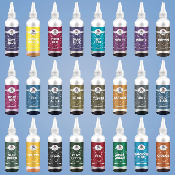 Tie-Dye Powder Kit – 24 Colors for Clothing & Crafts