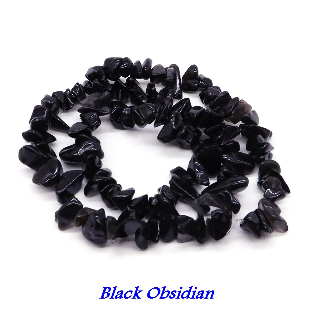 Natural Aquamarine Quartz Beads – Freeform Chips for DIY Jewelry & Crafts