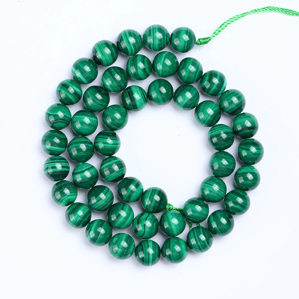 Natural Malachite Beads – Rice & Tubular Loose Beads for DIY Jewelry