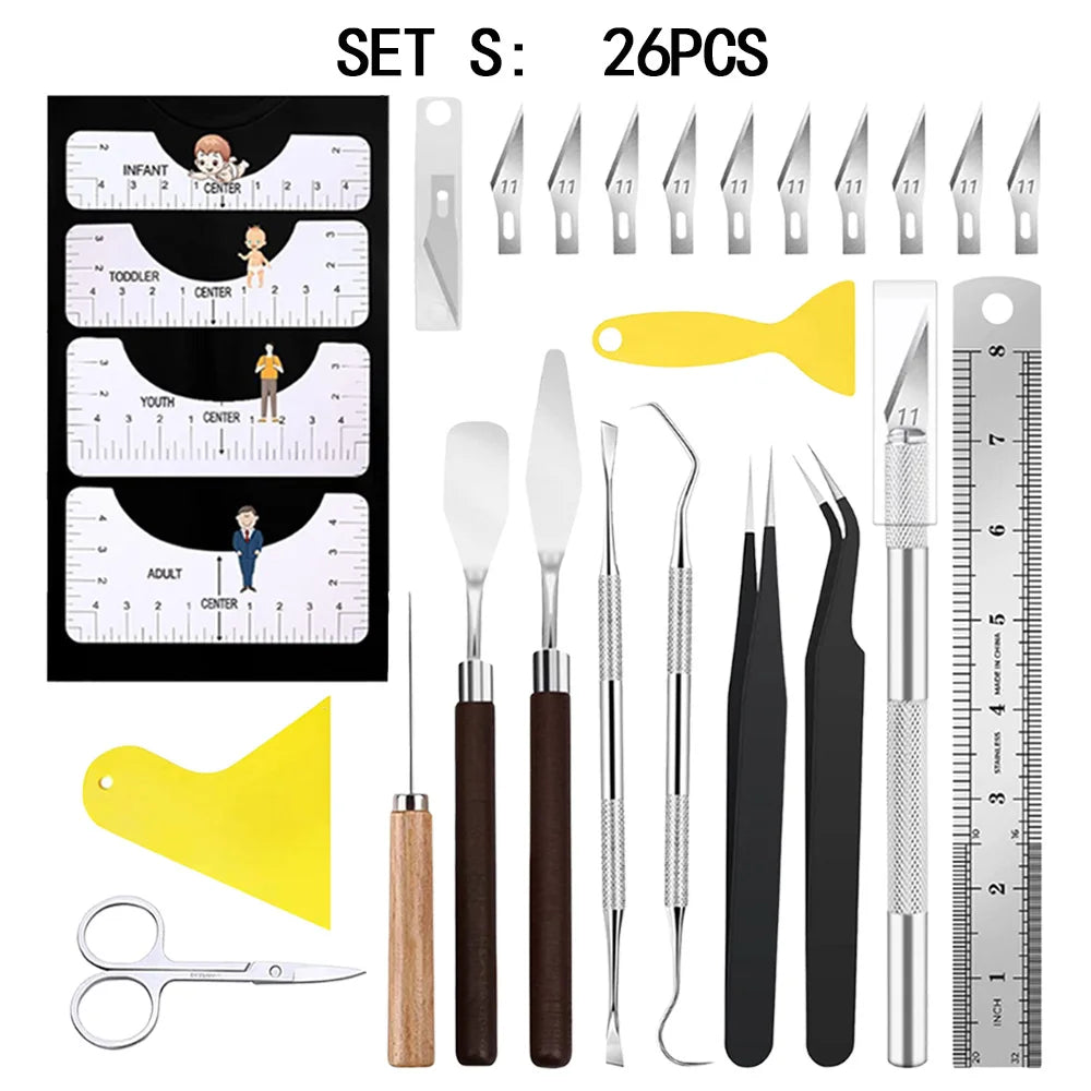 Craft Vinyl Weeding Tool Set – DIY Handmade Tools for Scrapbooking & Lettering