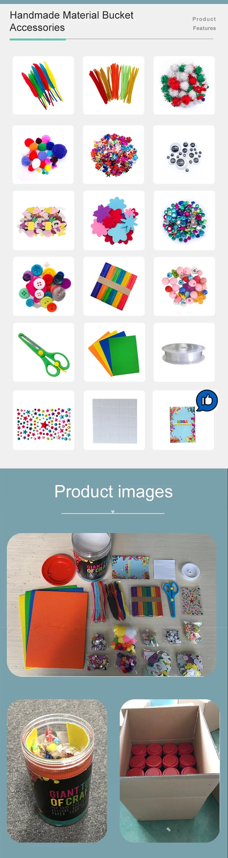 Rainbow Craft Toy Set – DIY Creative Handmade Kids Craft Kit