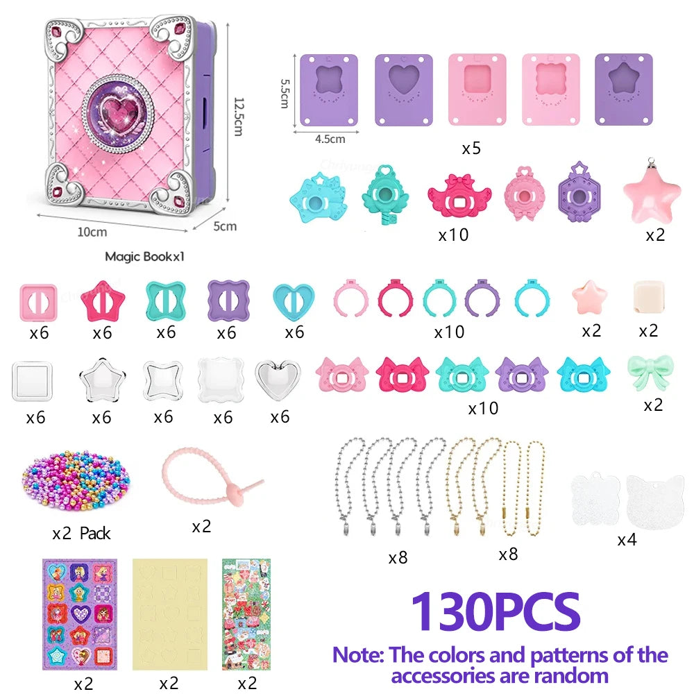 Magic 3D DIY Jewelry Making Kit – Rings & Keychain Craft Set