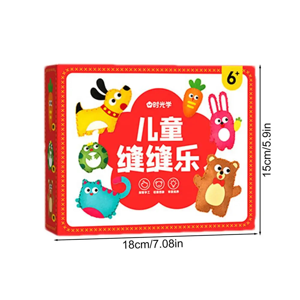 Children’s DIY Felt Sewing Kit – Animal Craft Set