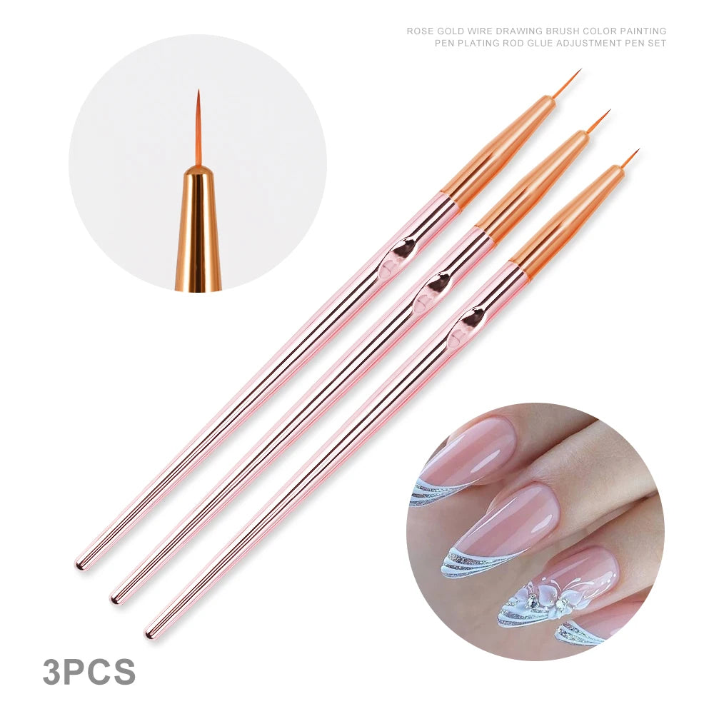 Nail Art Stamp Pen Set – 4/6/10pcs Painting & Dotting Tools