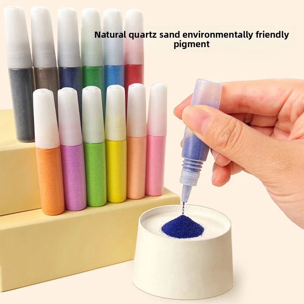 DIY Sand Art Drawing Set for Kids – Educational Coloring Toy