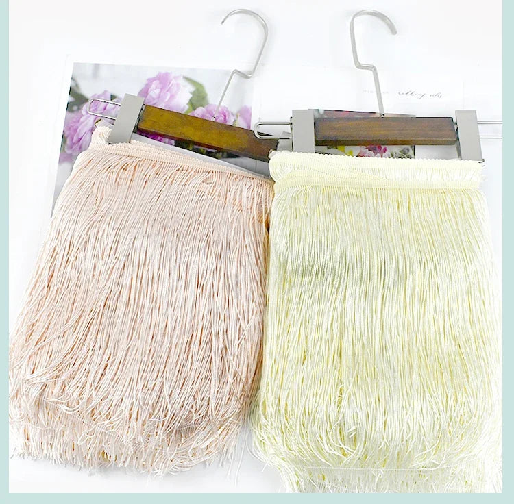 Tassel Fringe Trim – 30cm Decorative Lace Ribbon for Sewing & DIY Crafts (5/10M)