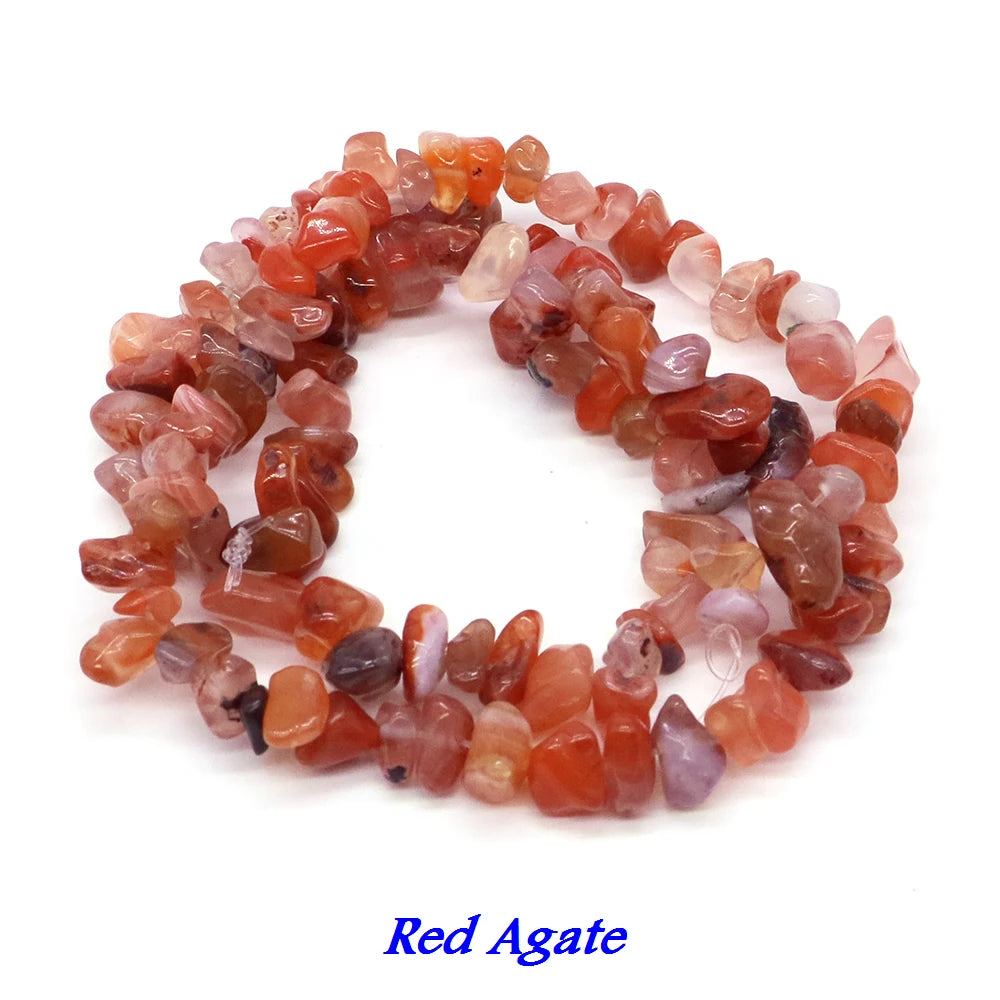 Natural Aquamarine Quartz Beads – Freeform Chips for DIY Jewelry & Crafts