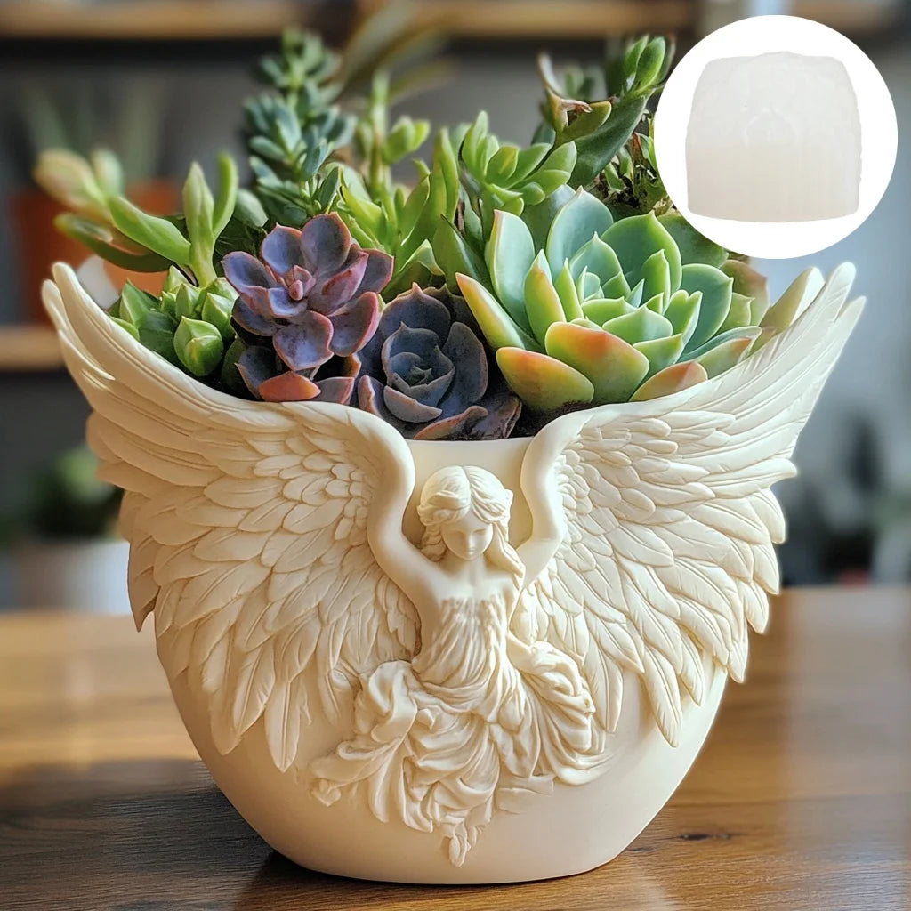 Cedar Sled Santa 3D Silicone Mold – Candle, Resin, & Succulent Pot DIY