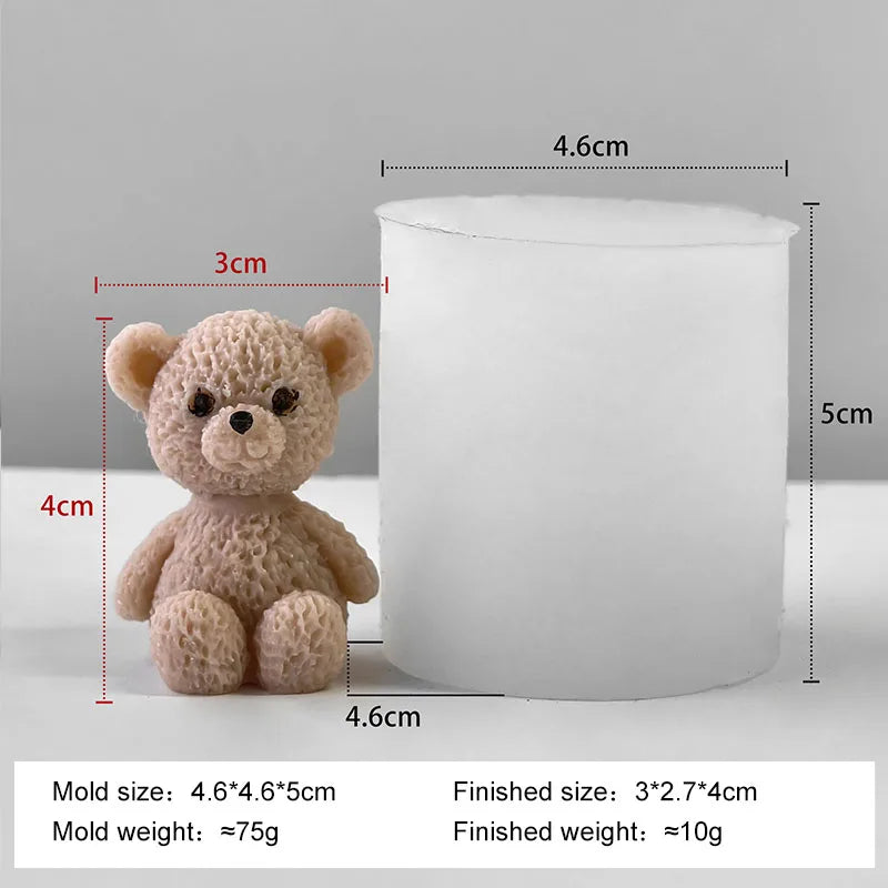DIY Mini Bears Silicone Mold