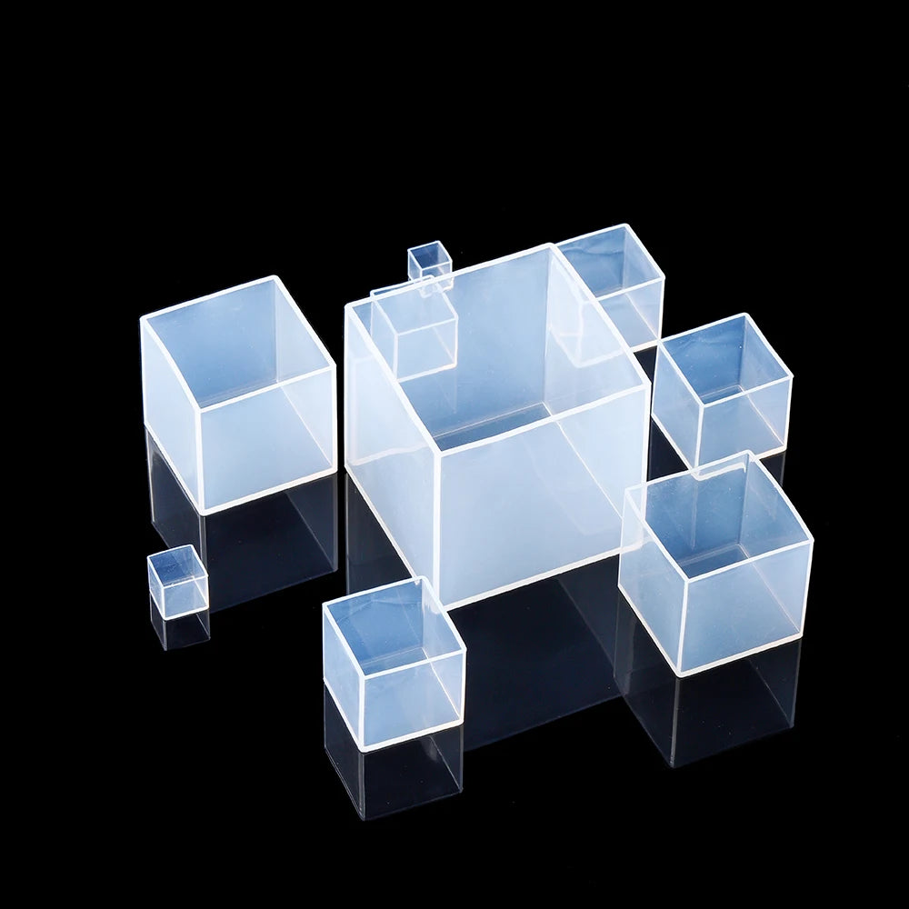 Clear Square Epoxy Mold – Large Silicone Cube Molds for Resin Casting & DIY Crafts