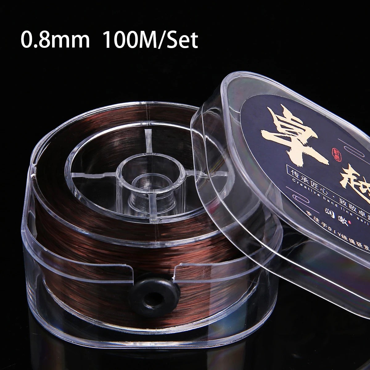 0.8mm Elastic Crystal Beading Cord – 100m Roll