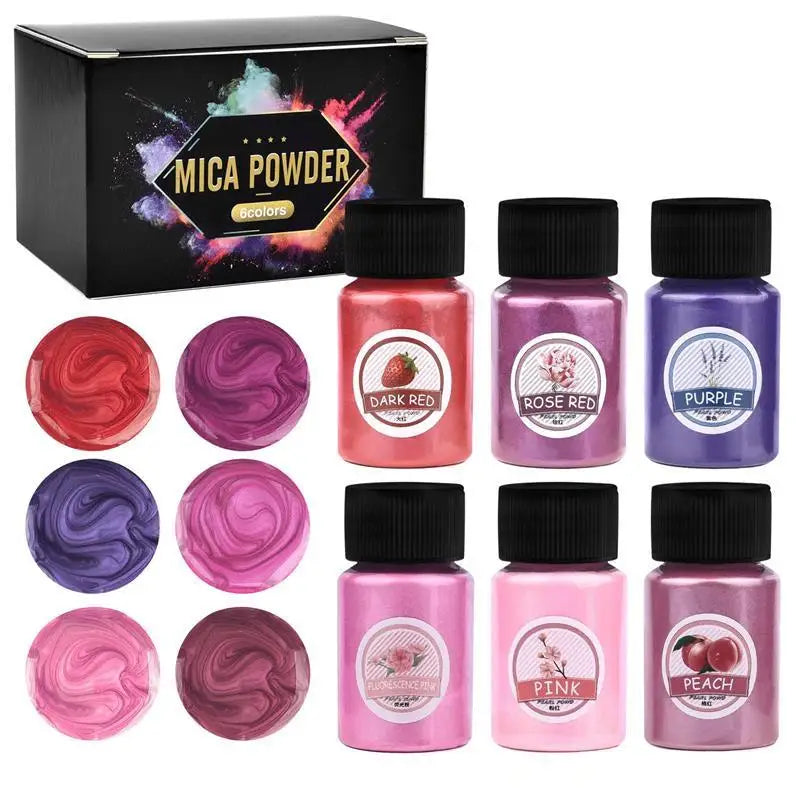 Pearlescent Mica Pigments – Resin Dye Powder Set