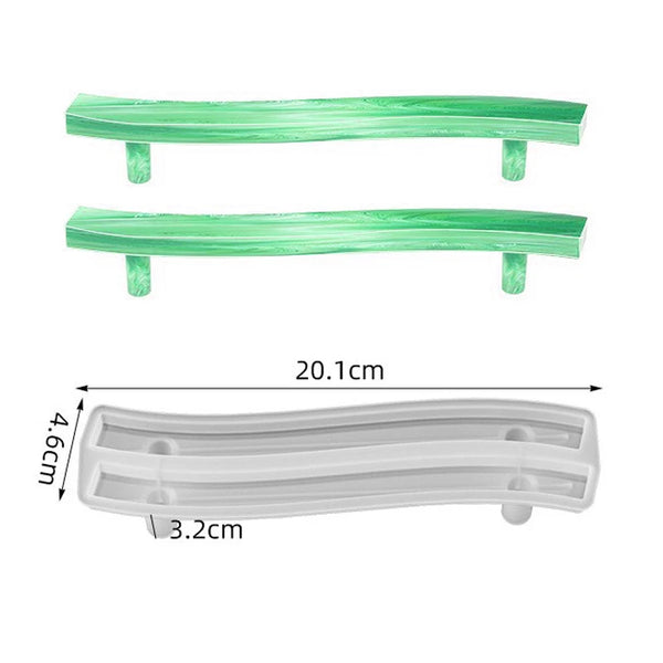 Tray Epoxy Resin Silicone Mold DIY Large Rectangle Tea Plate Coaster Resin Mold For Home Decoration Craft Making Art Supplies