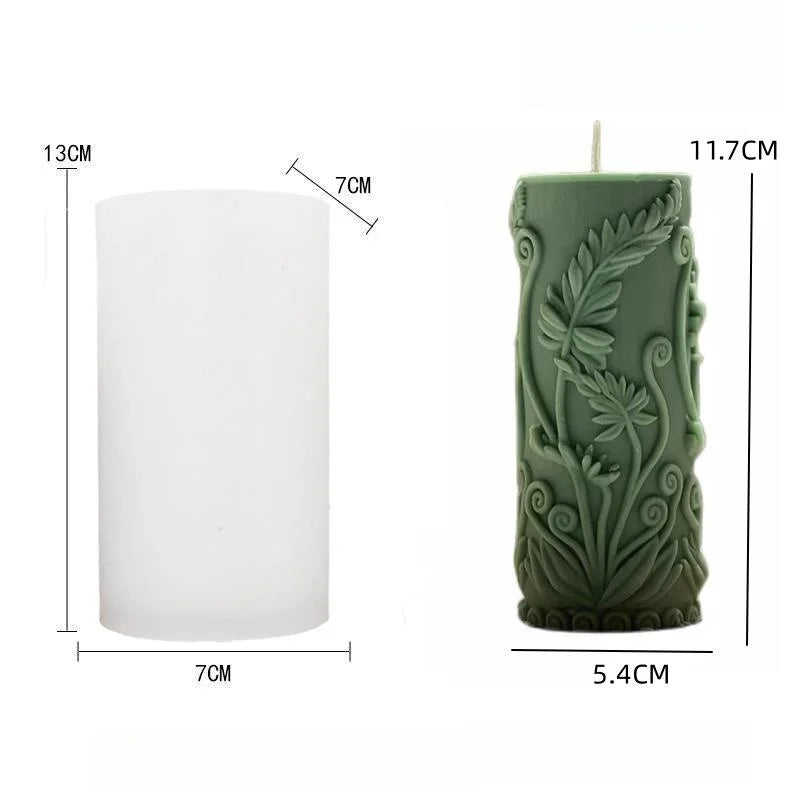 Peony & Rose Silicone Mold – DIY Candle, Soap & Cake Mold