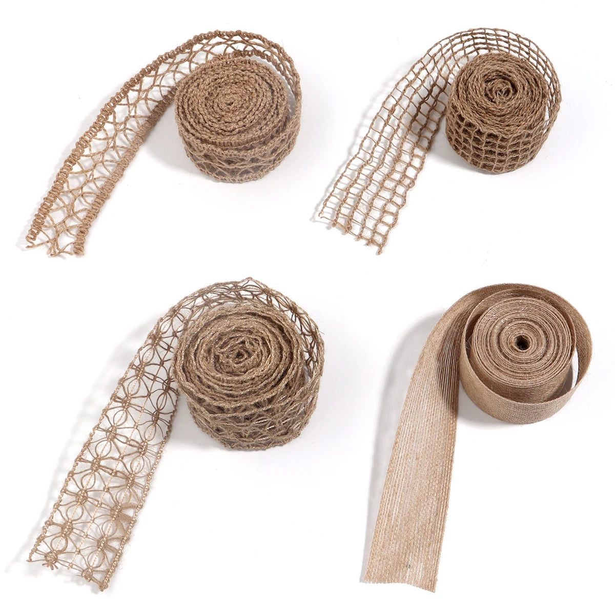 Linen Burlap Ribbon – 5/10M Craft & Gift Packaging Webbing