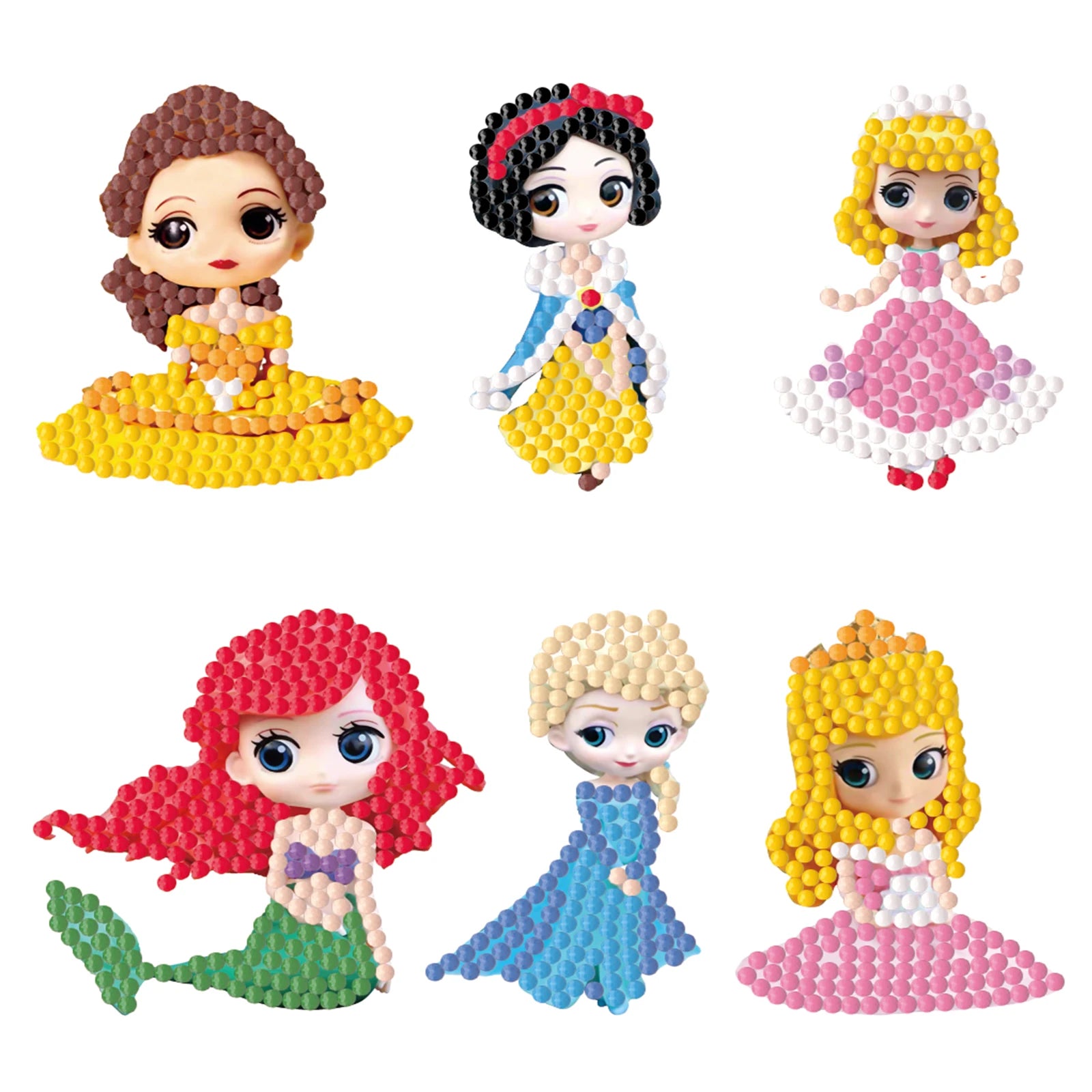 Pokémon Diamond Painting Stickers & Cartoon Crystal Art Craft Set