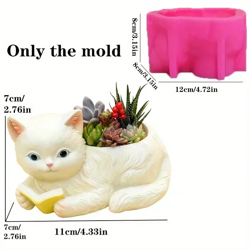 Mountain Landscape Silicone Mold – DIY Resin Planter, Trinket Box & Candle Cup