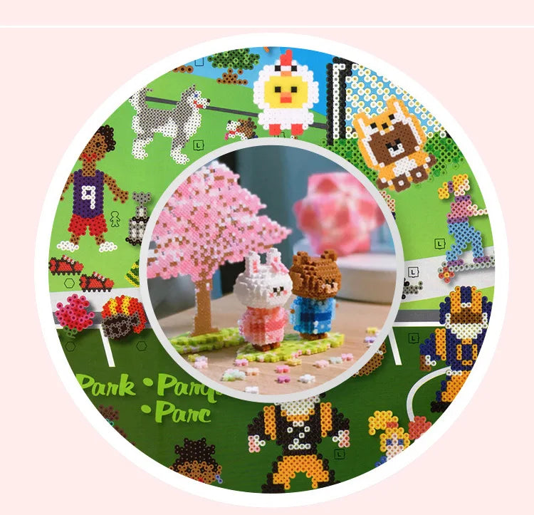 Hama Beads – 5mm/2.6mm 24/48/72 Color Fuse Beads for DIY Crafts & Educational Toys