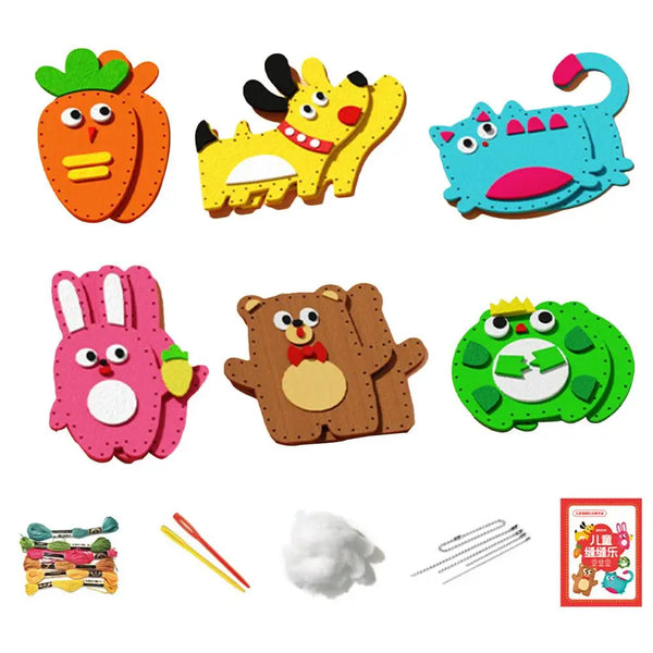 Children’s DIY Felt Sewing Kit – Animal Craft Set