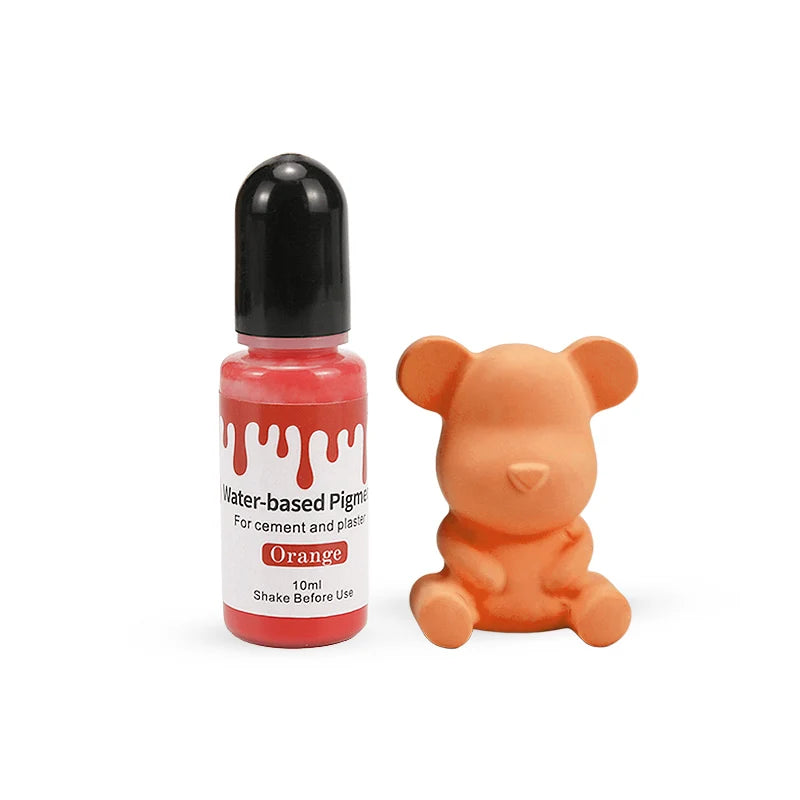 24-Color Water-Based Gypsum Pigment Set – DIY Plaster & Pottery Dye