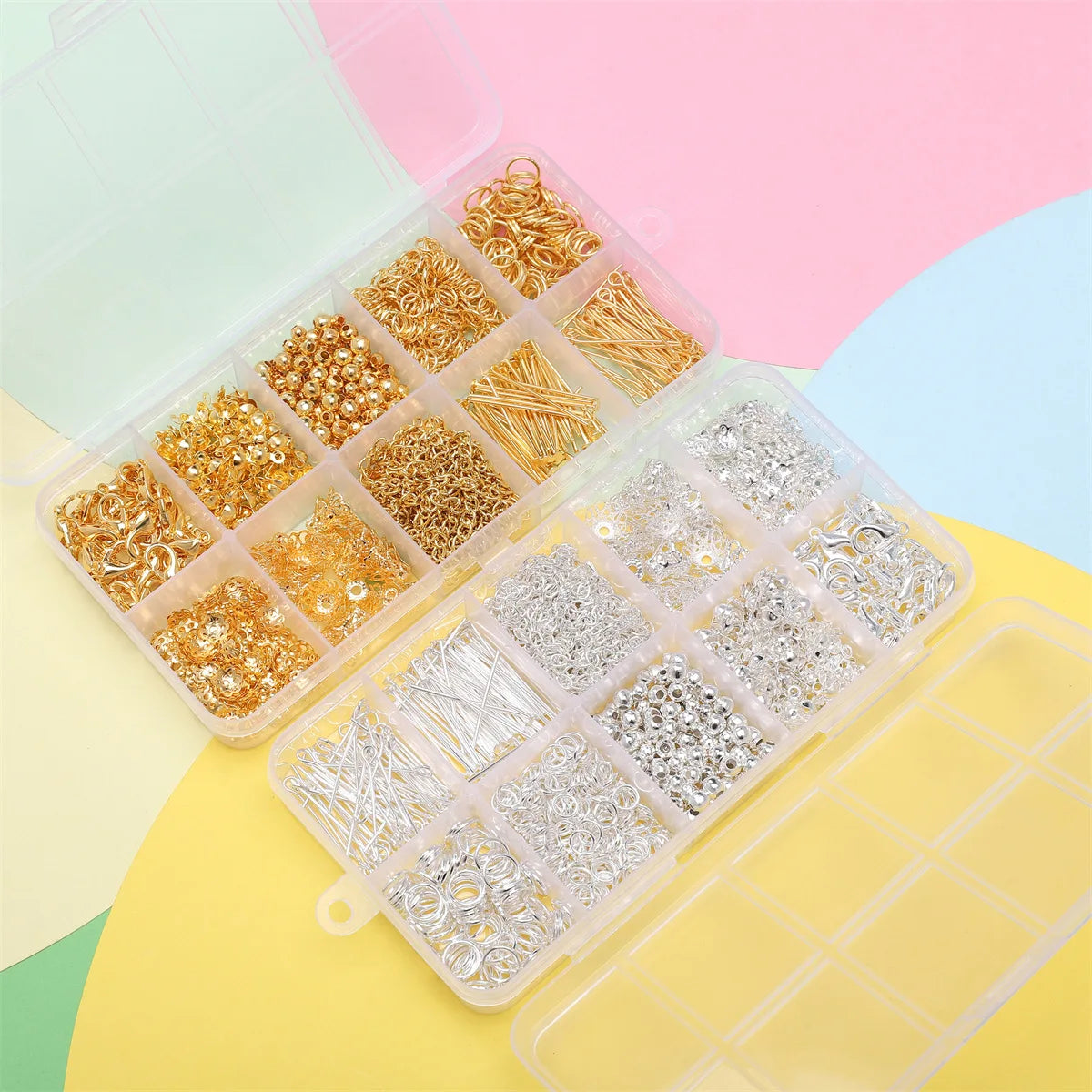 Jewelry Making Starter Kit – DIY Beads & Findings Set for Earrings and Necklaces