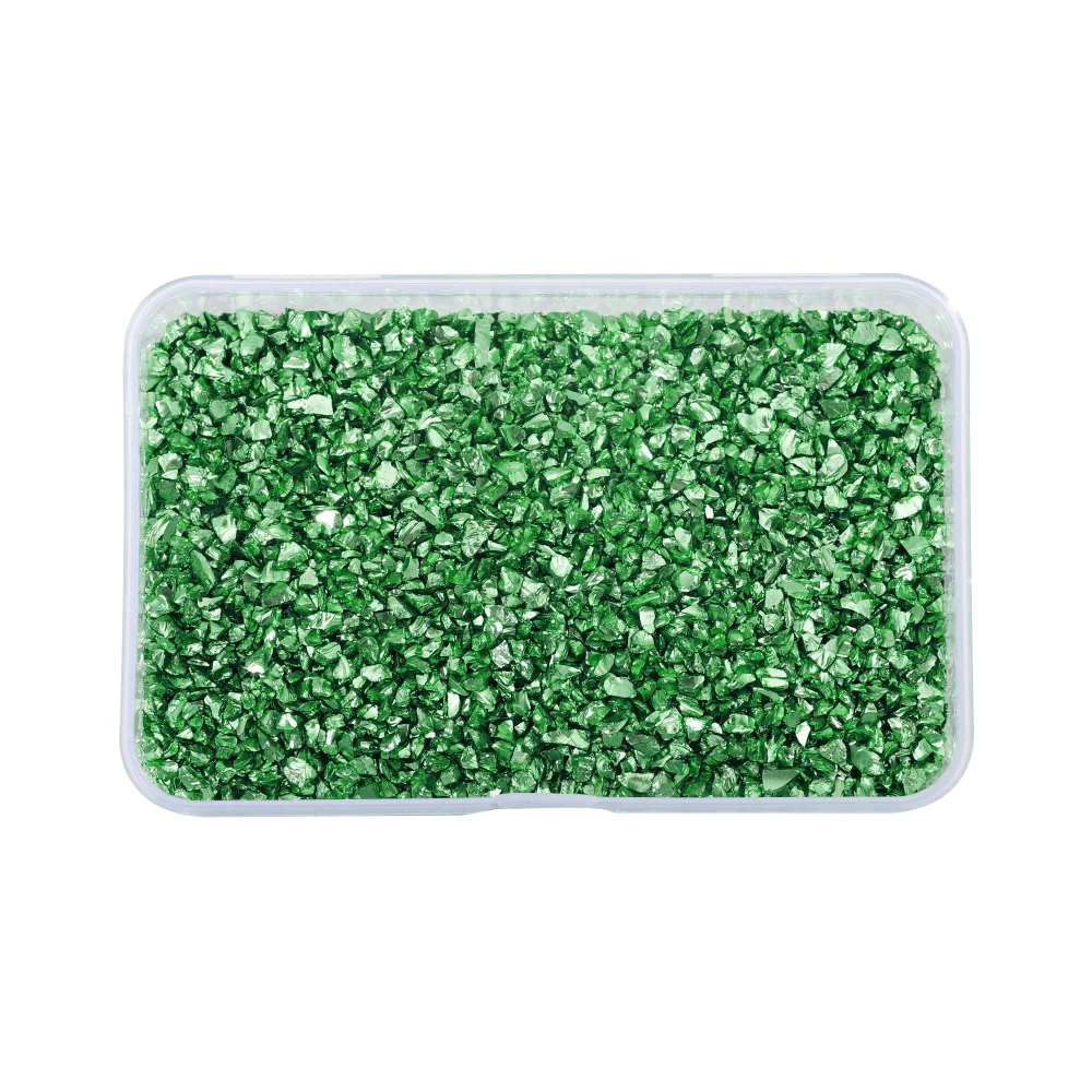 30g Crushed Glass Stones – Irregular Resin Fillers for DIY Epoxy Crafts & Nail Art
